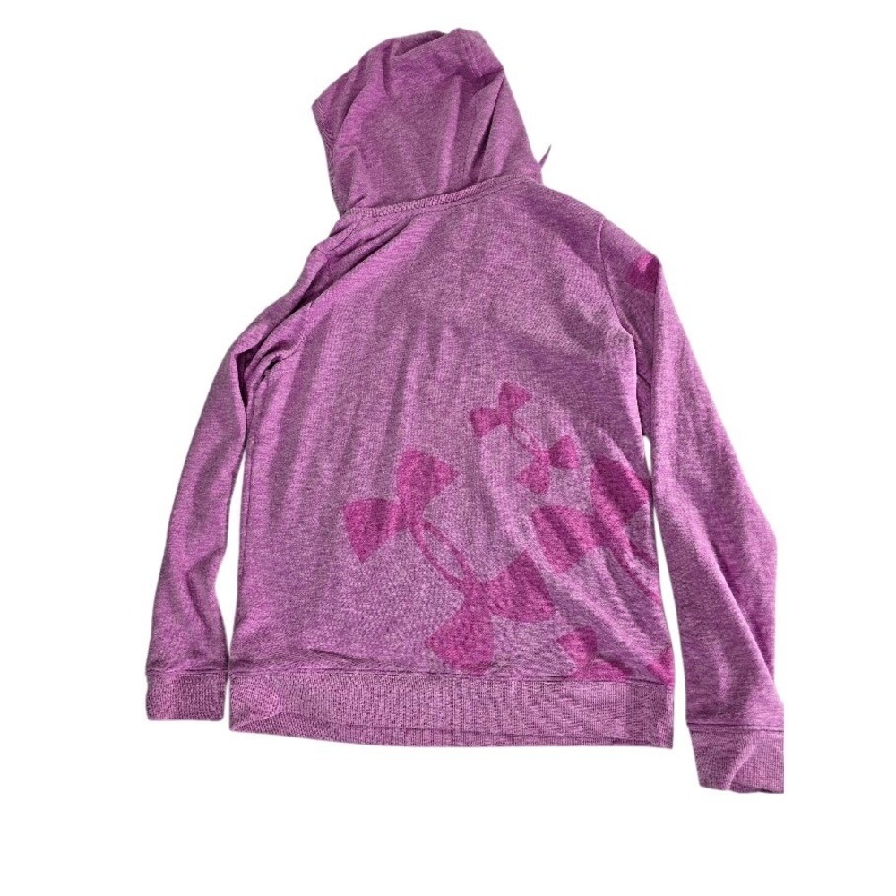 Under‎ Armour Pink Logo Hoodie Sport Athletic Sweatshirt Women's Medium